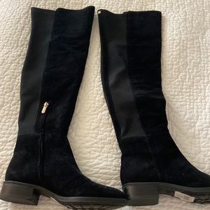 Sam Edelman Black suede over the knee boots